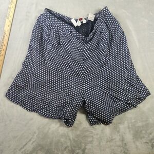 Women's Talbots Floral Print Short Elastic Waist Breathable, Layered size 16